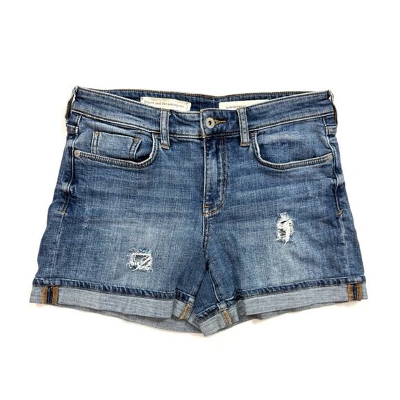 Anthropologie Pilcro Slim Boyfriend Jean Shorts - Picture 1 of 9